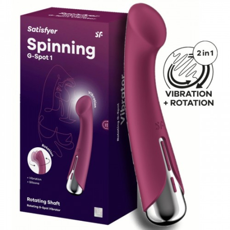 Вибратор для точки G с ротацией красный Spinning G-Spot 1 Satisfyer 