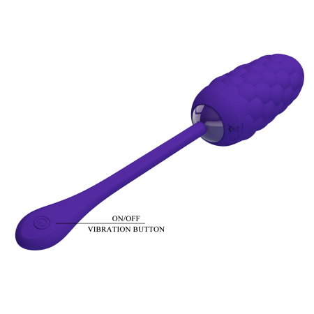 Виброяйцо Pretty Love Super Soft Silicone Синее
