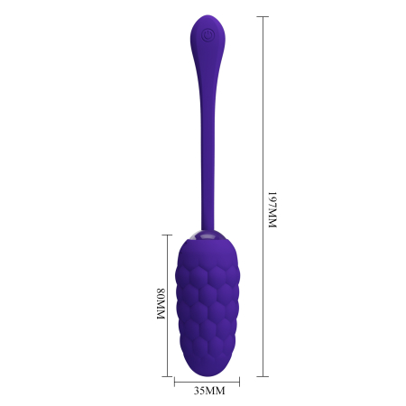 Виброяйцо Pretty Love Super Soft Silicone Синее