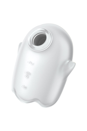 Вакуум-волновой бесконтактный стимулятор клитора белый Glowing Ghost Satisfyer 