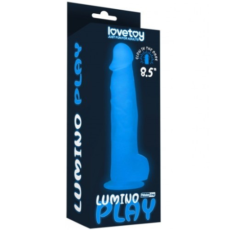 Светящийся в темноте фаллос на присоске Lumino Play Dildo 22 см