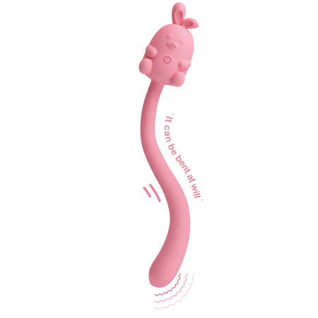 Гибкий вибратор Pretty Love Cute Bunny Розовый