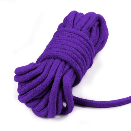 Пурпурная веревка для бондажа Fetish Bondage Rope 10 метров