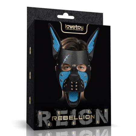 Маска из искусственной кожи Rebellion Reign Scarred Alpha Pup