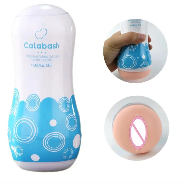 Мастурбатор в колбе вагина Calabash Cup 