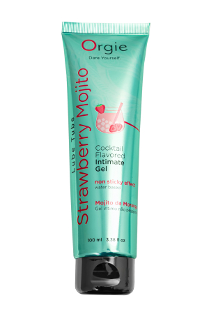 Интимный гель на водной основе со вкусом клубничного мохито Orgie LUBE TUBE (100 мл)