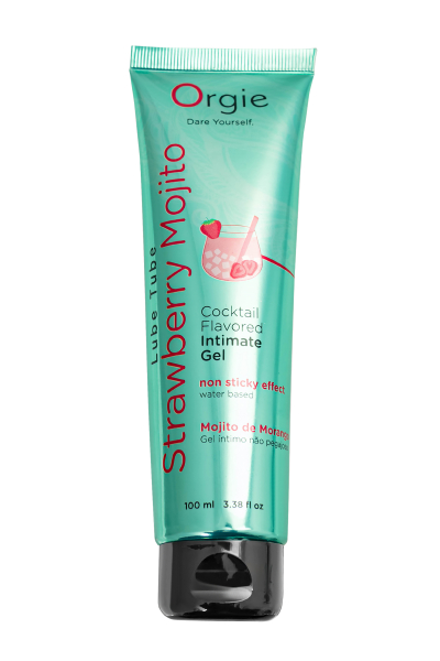 Интимный гель на водной основе со вкусом клубничного мохито Orgie LUBE TUBE (100 мл)