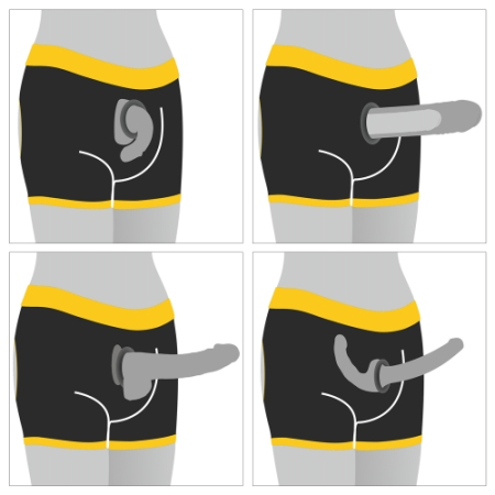 Шорты для страпона Horny Strapon Shorts XS/S