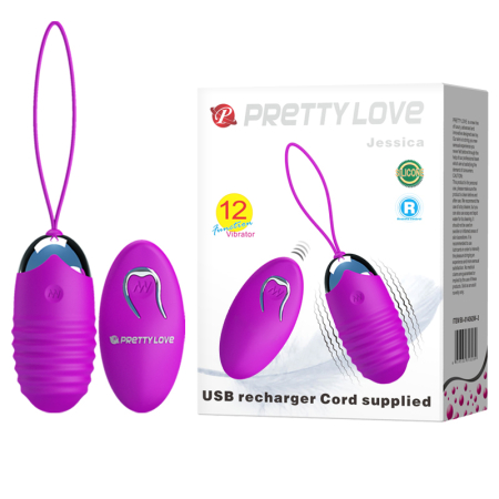 Виброяйцо с пультом Pretty Love Jessica