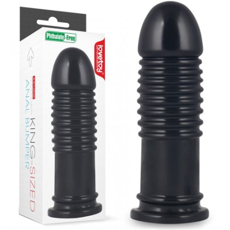 Черный фаллоимитатор King-Sized Anal Bumper 20 см
