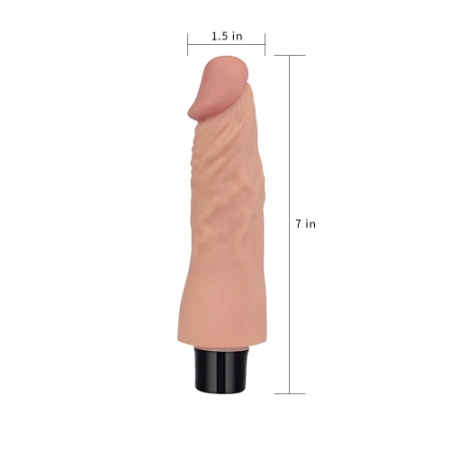 Реалистичный вибратор REAL SOFTEE 18 см