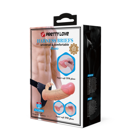 Реалистичный страпон Pretty Love Harness Briefs Mavis