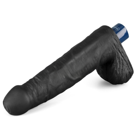 Реалистичный вибратор REAL SOFTEE 22 см BLACK