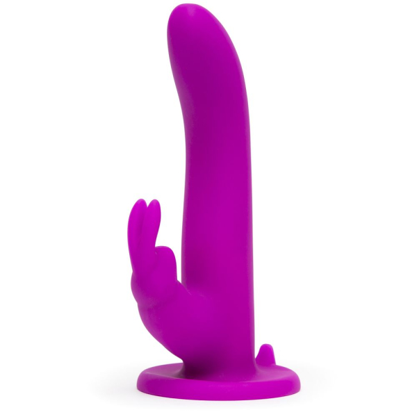 Страпон с вибрацией перезаряжаемый Happy Rabbit Strap-on Kit фиолетовый