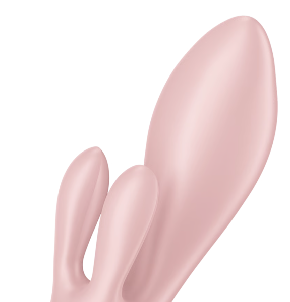 Надувной вибратор-кролик розовый Air Pump Bunny 3 Satisfyer 