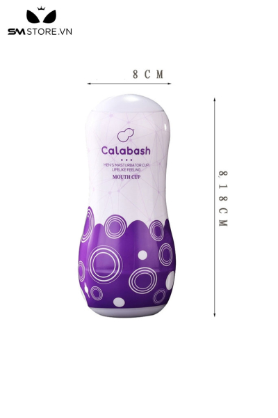 Мастурбатор в колбе ротик Calabash Cup