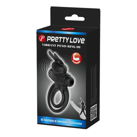 Эрекционное виброкольцо Pretty Love Penis Ring 3