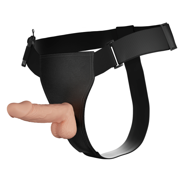 Реалистичный страпон на трусиках с вибрацией Baile Ultra Passionate Harness