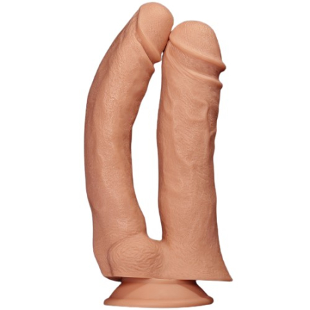 Огромный двойной фаллос на присоске Lovetoy Realistic Mega Double Dildo 33 см
