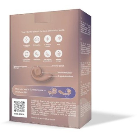 Инновационный вибратор персиковый SVibe Gizi