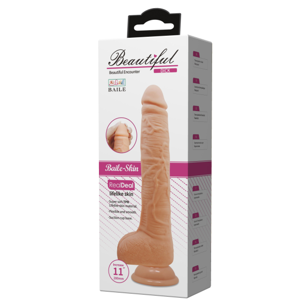 Реалистичный фаллоимитатор Baile Beautiful Encounter Dick