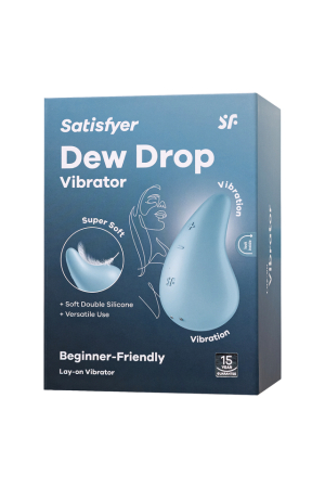 Клиторальный вибростимулятор голубой Dew Drop Satisfyer 