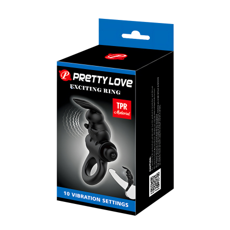 Виброкольцо кролик Pretty Love