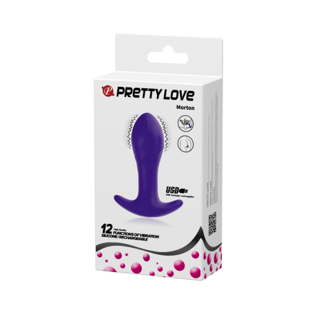 Анальная пробка с вибрацией Pretty Love Morton