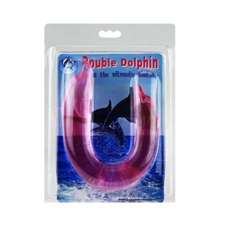 Двойной фаллоимитатор Baile Double Dolphin 