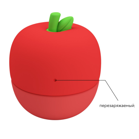Клиторальный стимулятор Pretty Love Apple Secret Красный