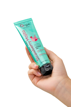Интимный гель на водной основе со вкусом клубничного мохито Orgie LUBE TUBE (100 мл)