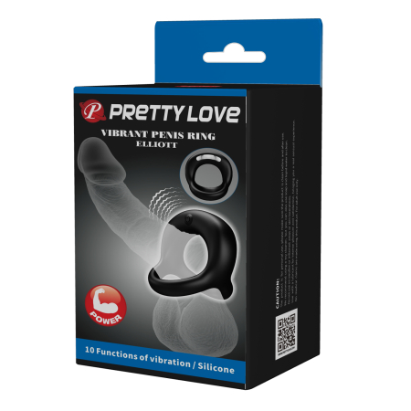 Двойное эрекционное виброкольцо Pretty Love Elliott