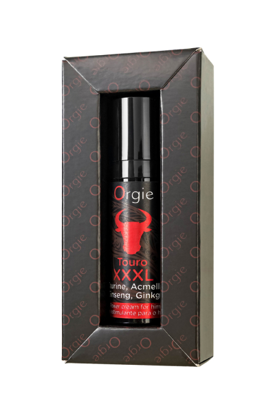 Возбуждающий крем для мужчин с эффектом вибрации ORGIE Touro XXXL 15 мл