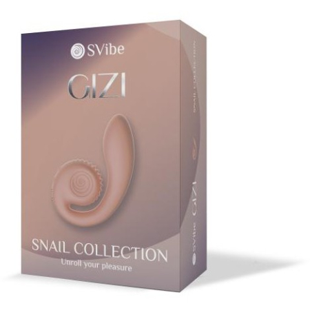 Инновационный вибратор персиковый SVibe Gizi