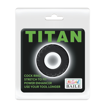Эрекционное кольцо рельефное Baile Titan