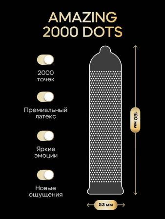 Презервативы точечные MAXUS Amazing X-Edition 3шт