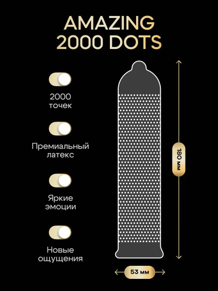 MAXUS Презервативы точечные Amazing 15 шт X-Edition
