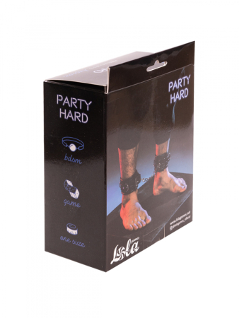 Поножи черные Party Hard Amaze