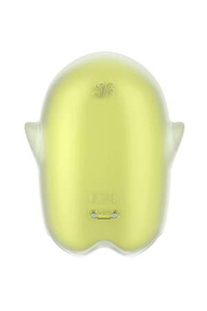 Вакуум-волновой бесконтактный стимулятор клитора желтый Glowing Ghost Satisfyer 