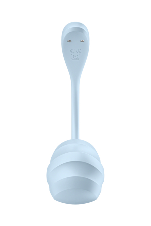 Смарт-виброяйцо голубое Smooth Petal Satisfyer 