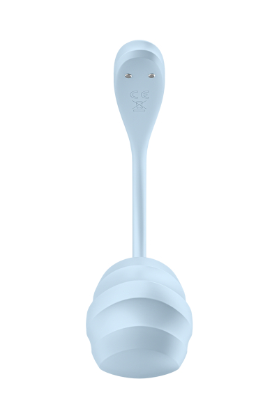 Смарт-виброяйцо голубое Smooth Petal Satisfyer 