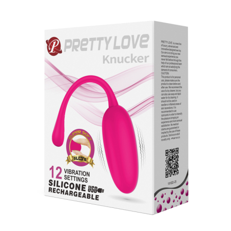 Перезаряжаемое виброяйцо Pretty Love Knucker 