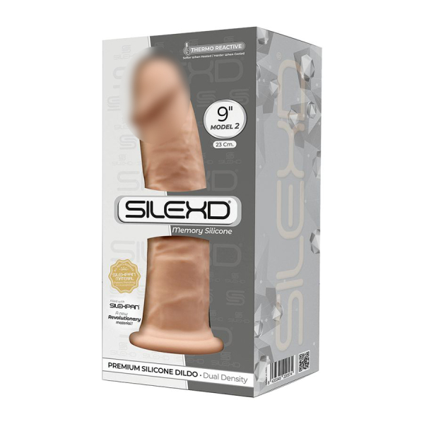 Реалистичный фаллоимитатор на присоске с эффектом памяти SILEXD Model 2 22,9 см