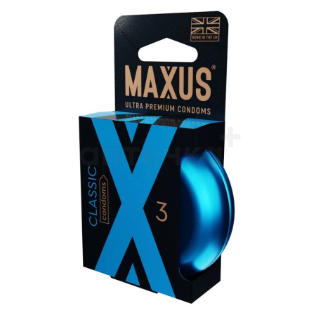 Презервативы MAXUS Классические в железном кейсе № 3