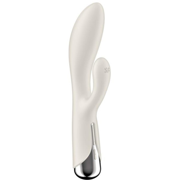 Вибратор-кролик с ротацией бежевый Spinning Rabbit 1 Satisfyer