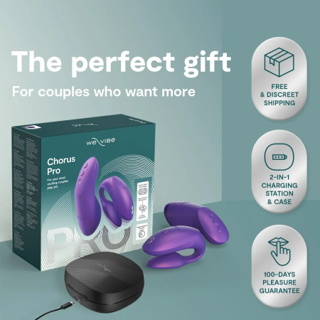 Вибратор для пар We-Vibe Chorus Pro фиолетовый