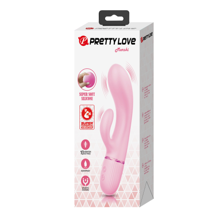 Перезаряжаемый вибратор-кролик Pretty Love Marski