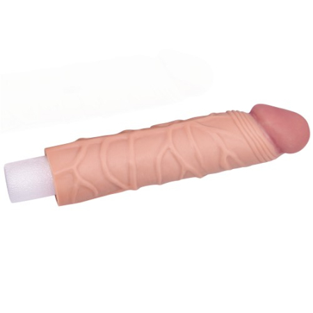 Удлиняющая насадка на пенис телесная X-Tender Penis Sleeve + 3 см