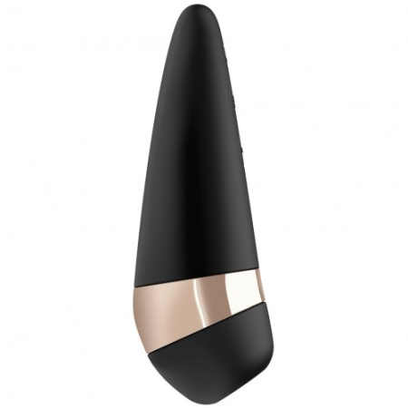 Вакуумно-волновой бесконтактный вибростимулятор черный Pro 3+ Satisfyer 