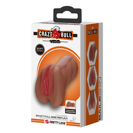 Реалистичный мастурбатор анус и вагина Crazy bull Caroline
